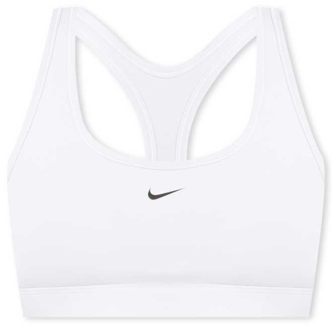 Nike Swoosh de suporte ligeiro Sutiã de desporto sem almofadas para mulher