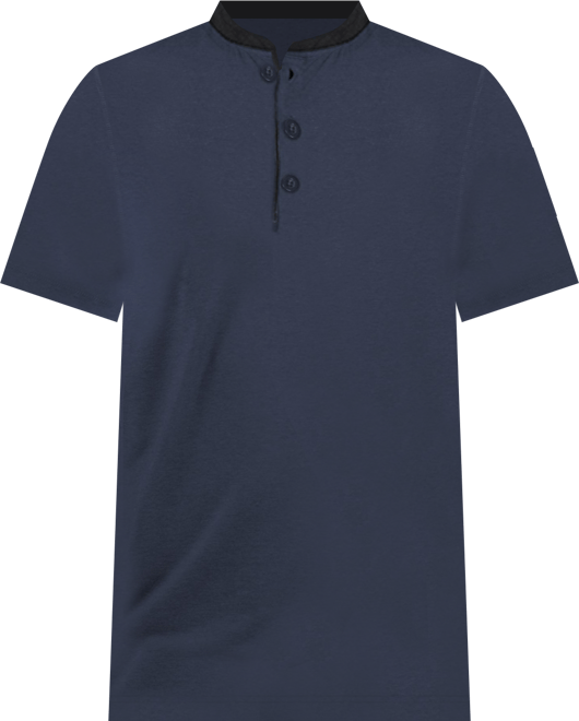 Men's Short Sleeve Henley T-Shirt