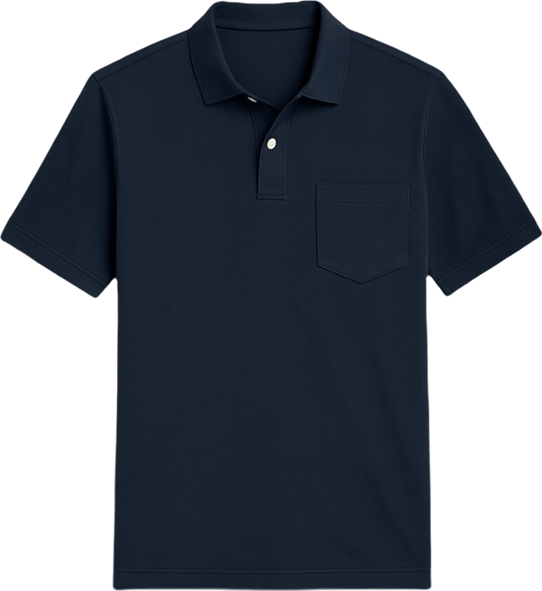 Men's Short Sleeve Cotton Supima Polo Shirt with Pocket
