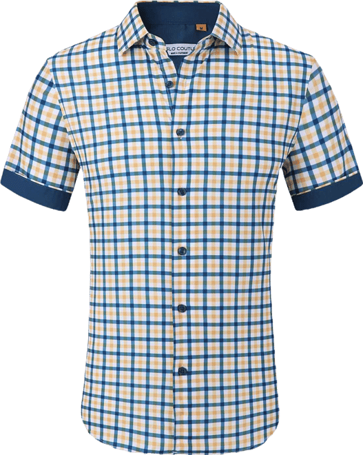 Men's Slim-Fit Geo-Print Performance Shirt