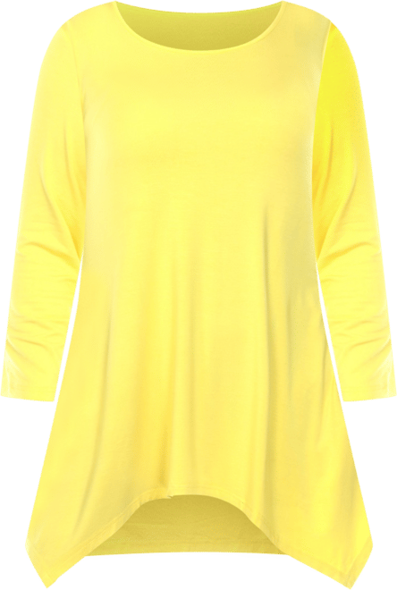 Plus Size Makayla Scoop Neck Tunic Top