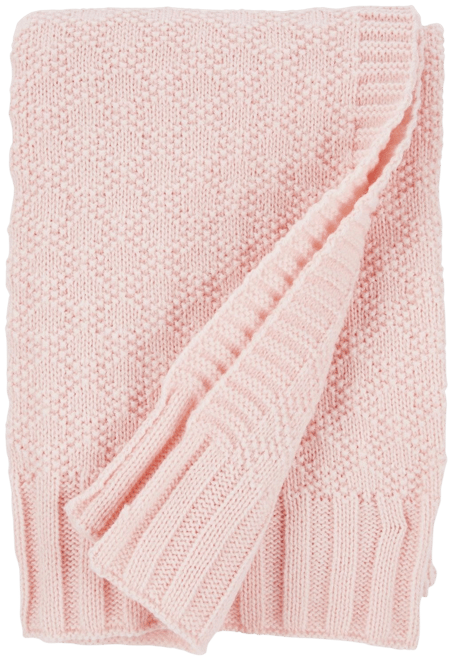 Baby Girl Carter s Textured Knit Blanket