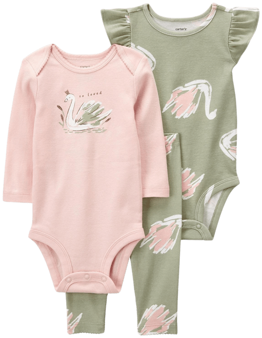 Carter's Child of Mine Baby Boys Bodysuit & Pants Outfit Set, 5