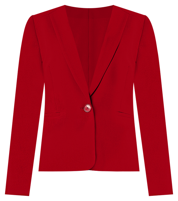 Black Label by Evan-Picone Suit Jacket, Color: Crimson