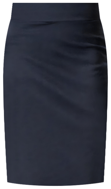 Women's Knee Length Elastic Waist Pencil Skirt