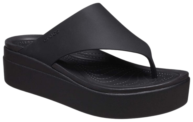 Crocs Women's Brooklyn Flip Low Wedge Sandals