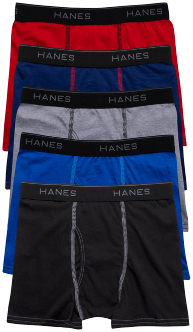 Big Boys Ultimate Cotton Blend Boxer Briefs, Pack of 5