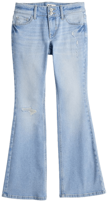 Flare Jeans for Women Bell Bottom Jeans Mid Rise Jeans Plus Size