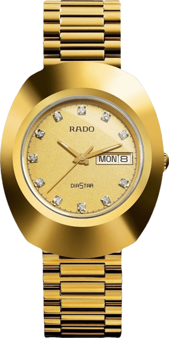 RADO Men's The Original Quartz Analog Gold Stainless Steel