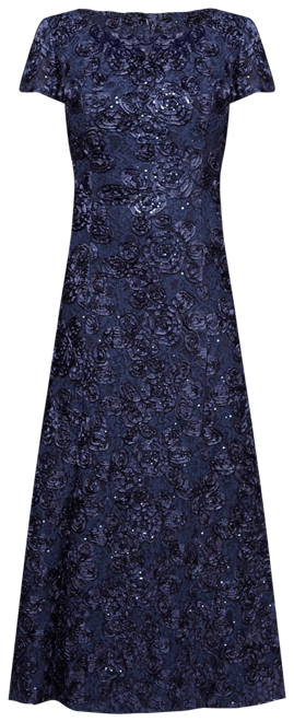 alex evenings sequin rosette cocktail dress Amazon.com: Alex Evenings Women's Long Rosette Mother of the Bride Dress  with Short Sleeves, Wedding Guest, Champagne/Ivory-Corded Lace, 4 : Clothing,  Shoes & Jewelry