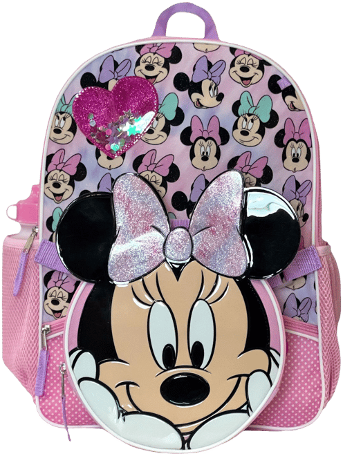 Disney cartoon Minnie New Kids Backpack Mini Schoolbag Girls and
