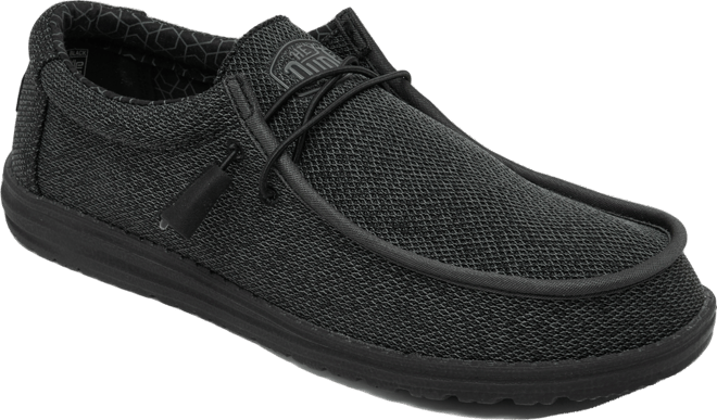 Hey Dude Men's Wally Black Shell Casual Slip-On Moccasin Sneakers from  Finish Line - Macy's