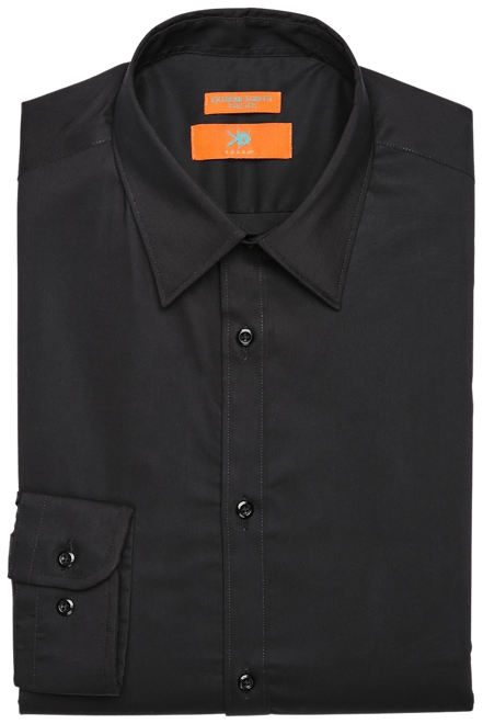 Egara Skinny Fit Dress Shirt, Formal Black | Dress Shirts | Men's Wearhouse