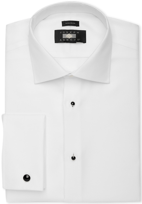 Joseph Abboud Modern Fit French Cuff Formal Dress Shirt, Tuxedo White | Formal  Shirts | Men's Wearhouse