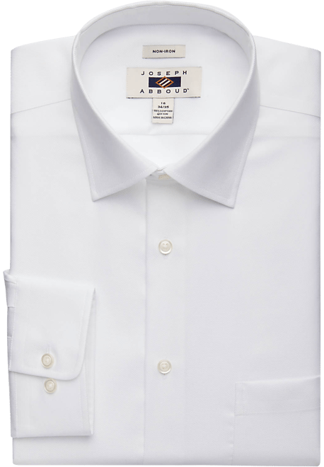 joseph abboud dress shirts review Modern Fit Performance Knit Twill Dress Shirt | White