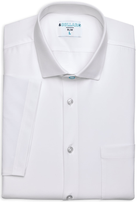 fitted lace wedding dress Jemitop Men's Short Sleeve Dress Shirts Casual Business Formal Slim Fit Stretch Wrinkle Free Button Down Shirt Black S main image 0