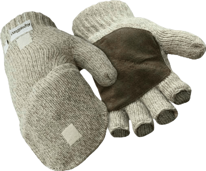 Men's Premium Wool Convertible Mitt