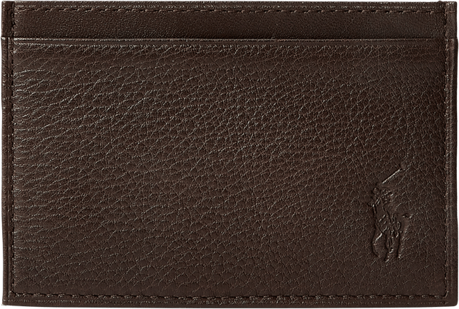 Men's Pebbled Leather Card Case