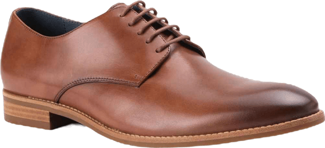 Men's Damon Dress Casual Lace-Up Plain Toe Derby Leather Shoes