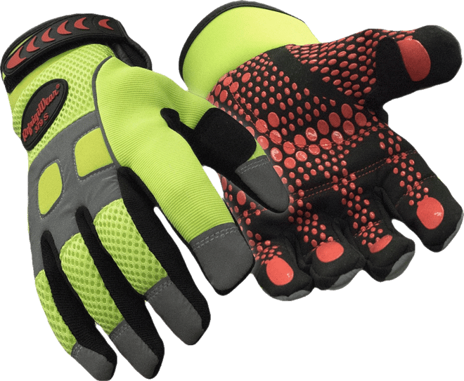 Men's Insulated HiVis Super Grip Gloves