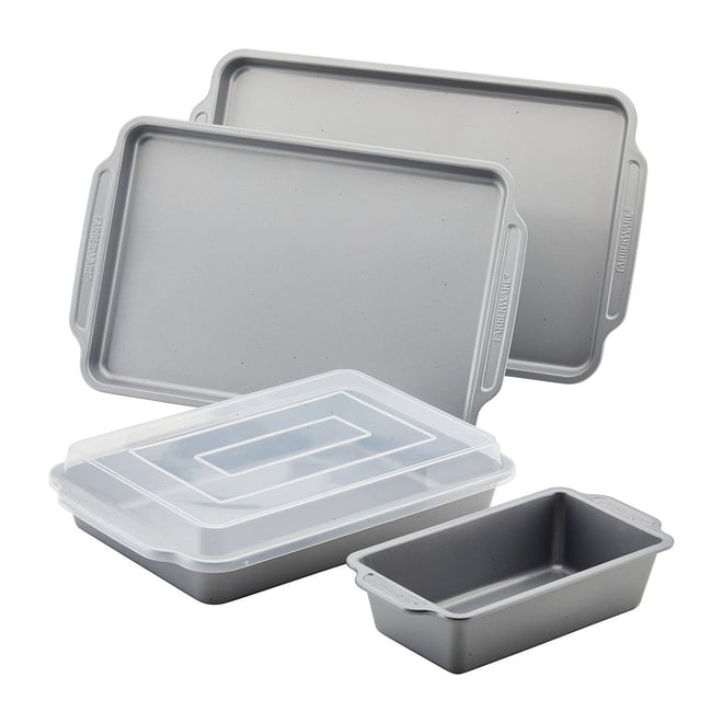 Farberware 9X13 Non-Stick Cake Pan with Lid, Color: Gray - JCPenney