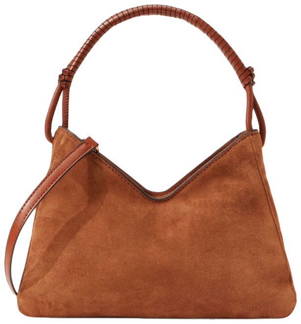 【STAUD】Valerie Shoulder Bag VALERIE SHOULDER BAG MAHOGANY SUEDE