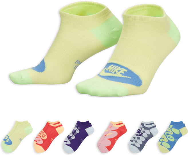 Nike Everyday Lightweight Training No-Show Socks (6 Pairs)