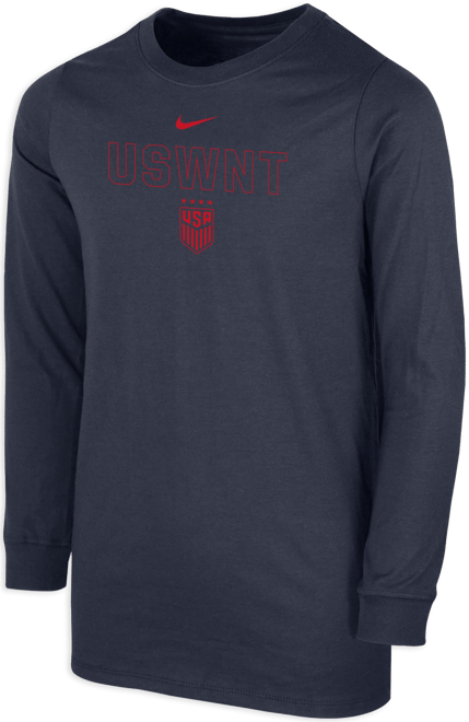 USWNT Big Kids' (Boys') Nike Soccer Long-Sleeve T-Shirt