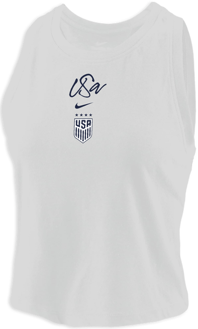 USWNT Camiseta de tirantes corta de fútbol Nike para mujer