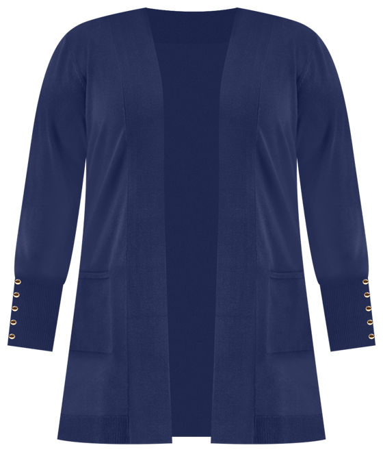 Alfani Plus Size Rib-Knit Cardigan, Created for Macy's - Macy's