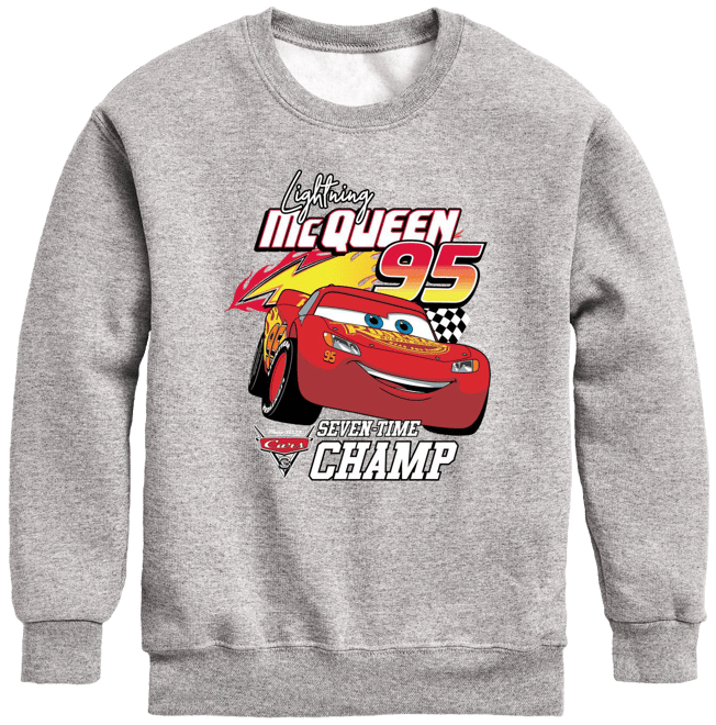 Disney / Pixar Cars Boys 8-20 Lightning McQueen Fleece Sweatshirt