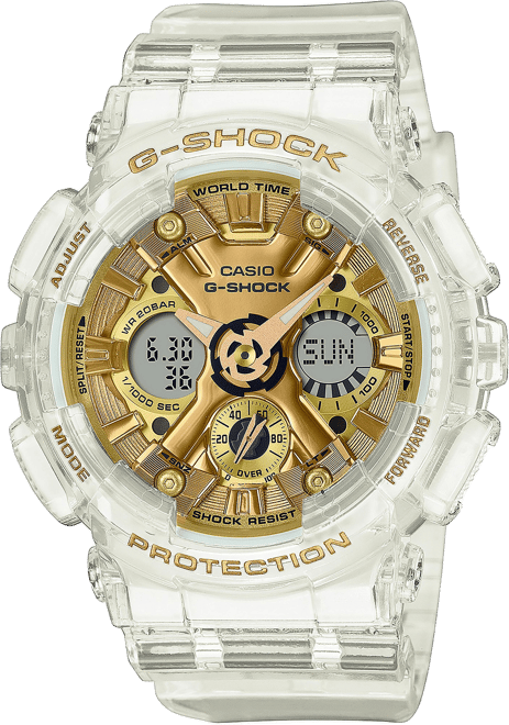 G-Shock Women's Ana-Digital Clear Resin Strap Watch
