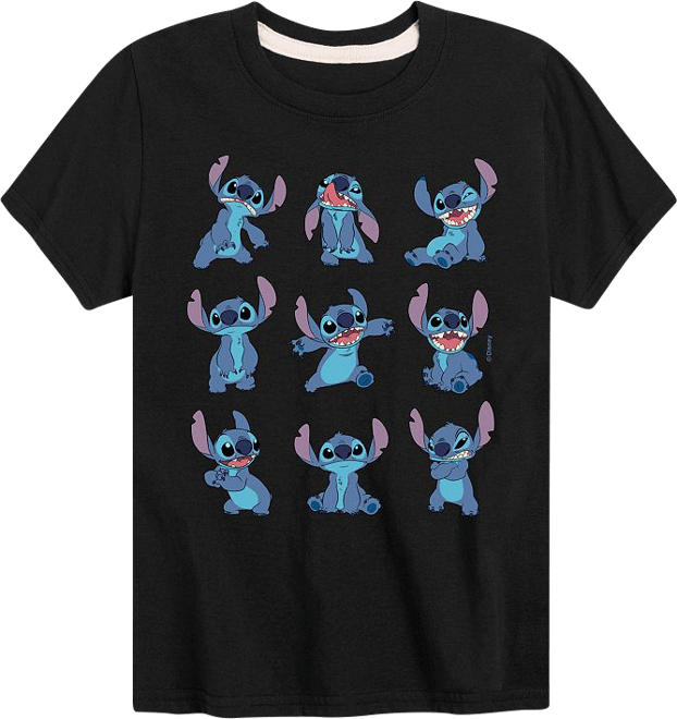 Disney Girls' Stitch Tie-Dye Graphic T-Shirt - 4-18 Each