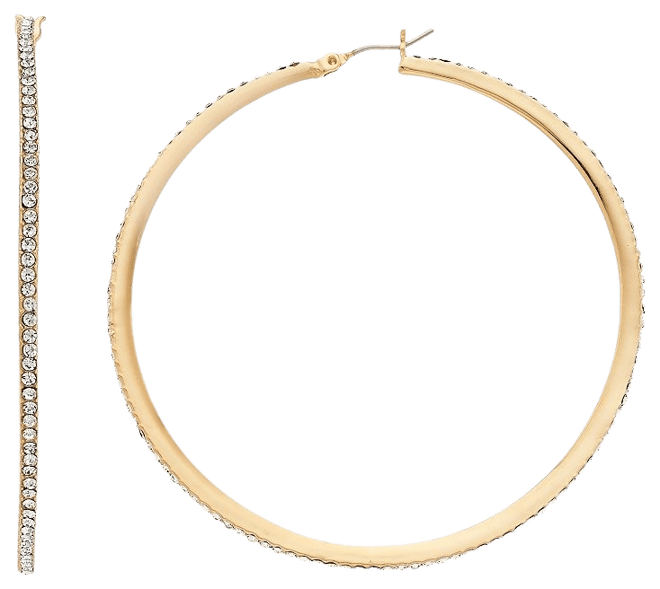 Nine west earrings store hoops