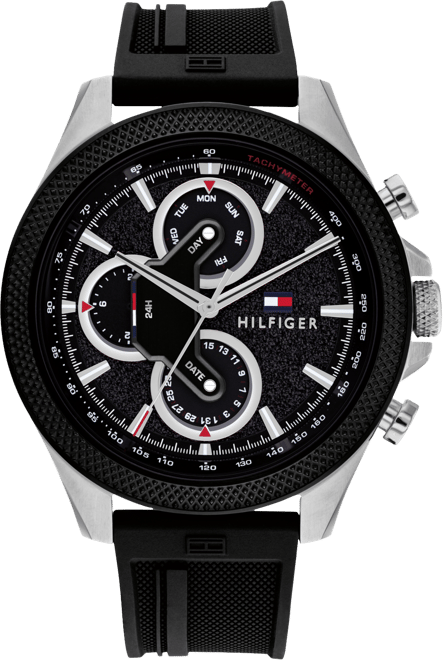 Tommy hilfiger all black hot sale watch