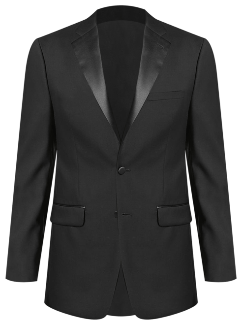 Calvin Klein X-Fit Slim Fit Notch Lapel Tuxedo Jacket, Black - Men's Suits  | Men's Wearhouse