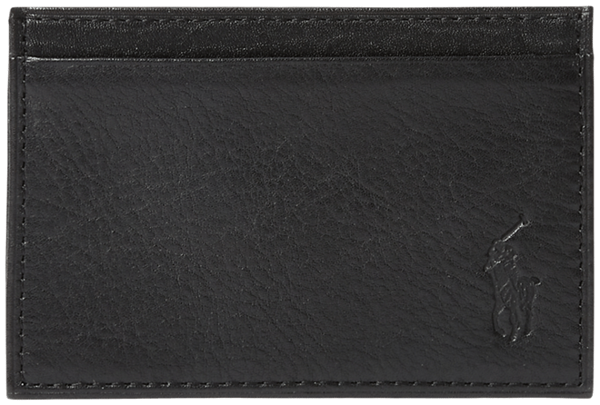 Men's Pebbled Leather Card Case