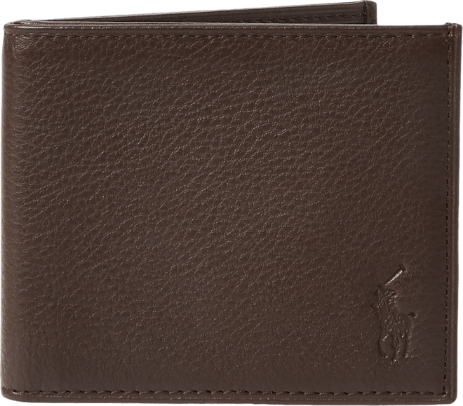 Men's Pebbled Leather Billfold