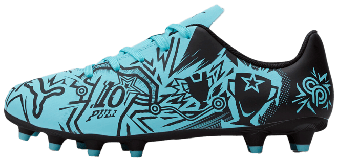 PUMA x CHRISTIAN PULISIC TACTO II Firm Ground/Artificial Ground Kids' Soccer Cleats Shoes