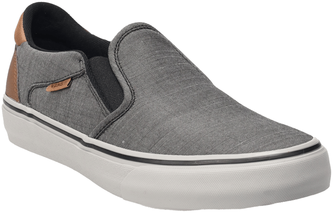 Mens vans asher slip on sale