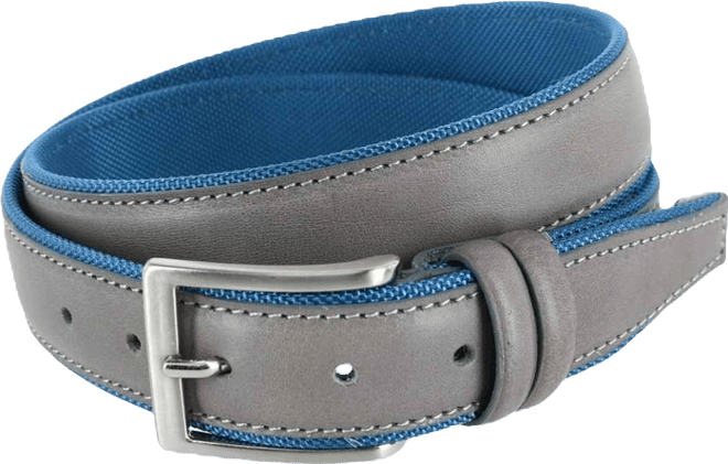 Men's The Back Nine 35mm Full Grain Leather with Nylon Lining Casual Golf Belt