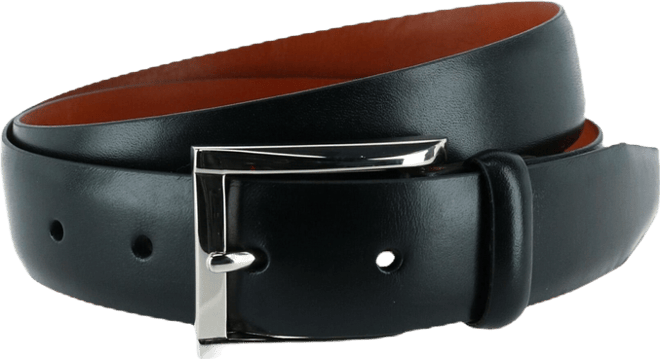 Trafalgar Men's Broderick 32mm Leather Dress Belt - Full Grain Leather,  Classic Square Buckle - Macy's