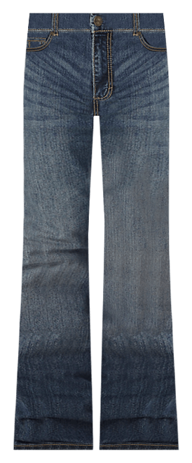 Men's Wrangler Retro® Slim Fit Bootcut Jean in Layton