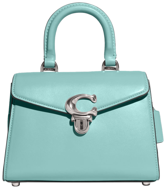 COACH Sammy 21 Top Handle Small Leather Handbag | Bloomingdale's
