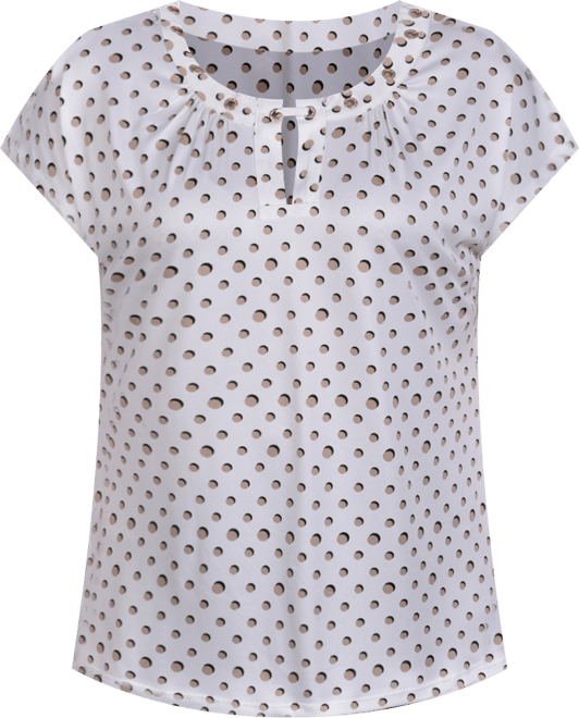 Women's Extended Sleeve Top with Grommets