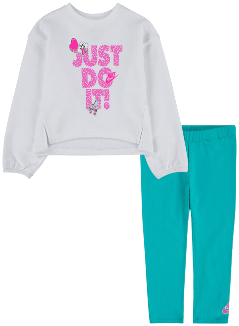 Nike Girl's Light Pink Long Sleeve T-Shirt