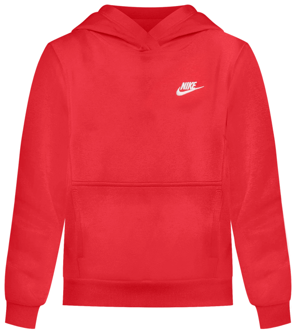 Nike Sportswear Club Fleece Sudadera con gorro sin cierre para niños talla grande