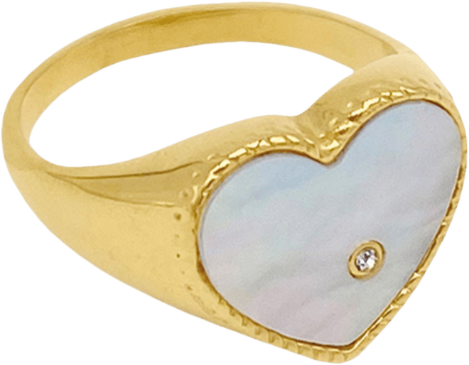 Tall Open Band Ring gold – ADORNIA