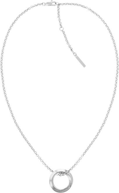 Women's Silver-Tone Stainless Steel Chain Necklace