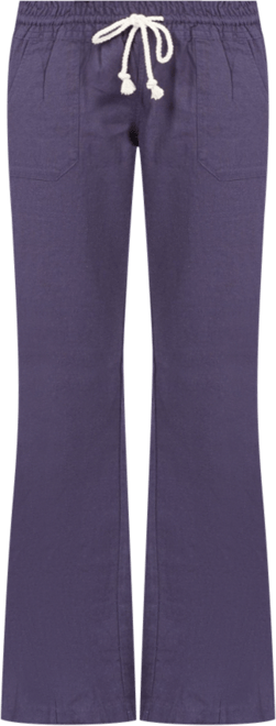 Juniors' Oceanside Wide-Leg Drawstring Pants